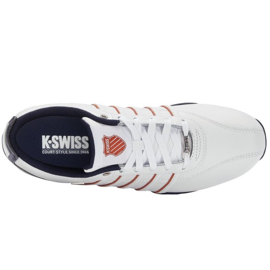 K-Swiss Arvee 1.5 White/Navy/Burnt Ochre Men