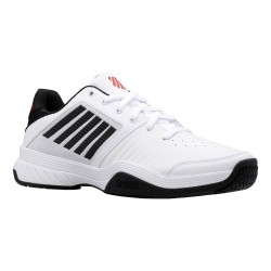 K-Swiss Court Express White/Black/Poppy Red Men