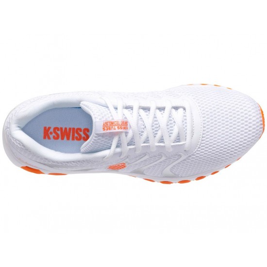 K-Swiss Tubes 200 White/Vibrant Orange Men
