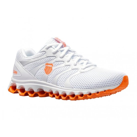 K-Swiss Tubes 200 White/Vibrant Orange Men