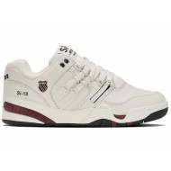 K-Swiss Si-18 Premier Snow White/Windsor Wine/Black Men