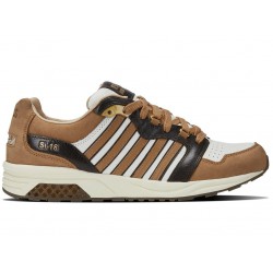 K-Swiss Si-18 Rannell Lth Brown Sugar/Java/Snow White Men