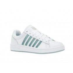 K-Swiss Court Winston White/Blue Panther Women