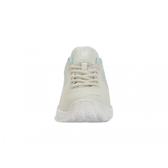 K-Swiss Hypercourt Express 2 Vaporous Gray/White/Blue Glow Women