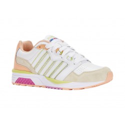 K-Swiss Si-18 Rannell White/Almost Apricot/Daquiri Green Women